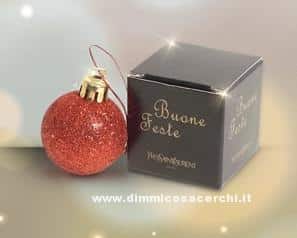 Pallina di Natale omaggio da Esserbella profumerie