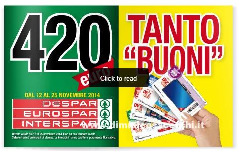 buoni sconto despar