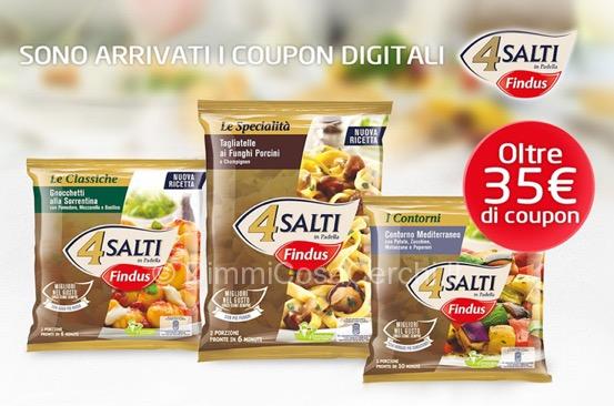 Coupon digitali 4 salti in padella Findus