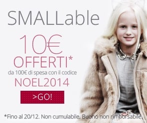 Smallable, codice sconto e calendario Avvento