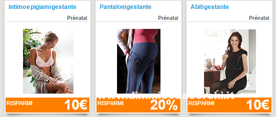 buoni sconto premaman