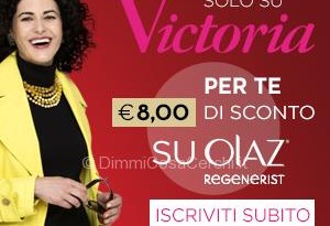 Buono sconto Olaz Regenerist su Victoria50.it