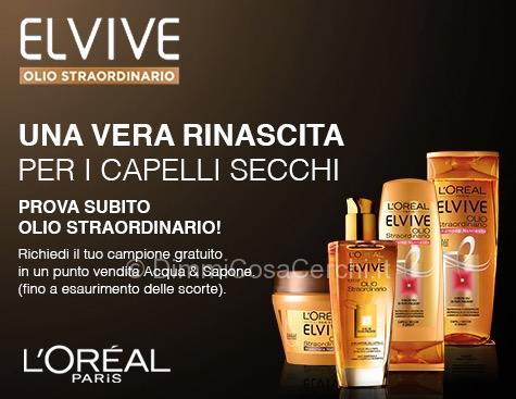 Campione omaggio Olio Straordinario Elvive di L'Oreal