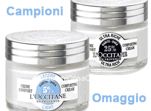 Campioni omaggio viso L'Occitane en Provence