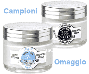 Campioni omaggio viso L'Occitane en Provence