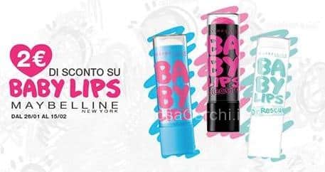 Maybelline New York buono sconto fondotinta e Baby lips