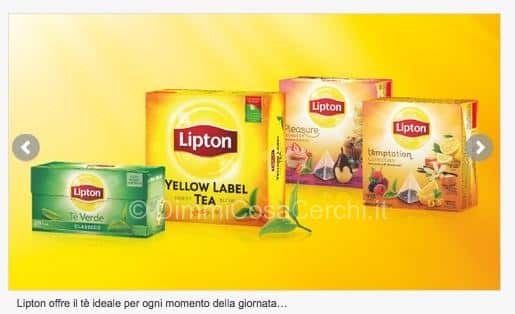 tè Lipton diventa tester con TRND