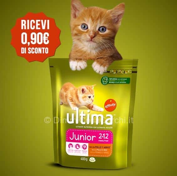 Buono sconto per gatti Ultima Petfood