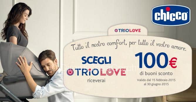 Prenatal acquista Trio Love e ricevi 100 euro in buoni sconto