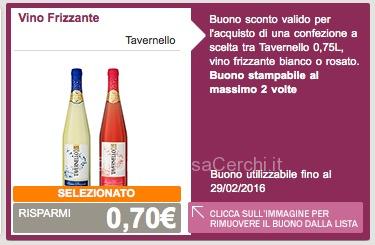 Buono sconto Tavernello