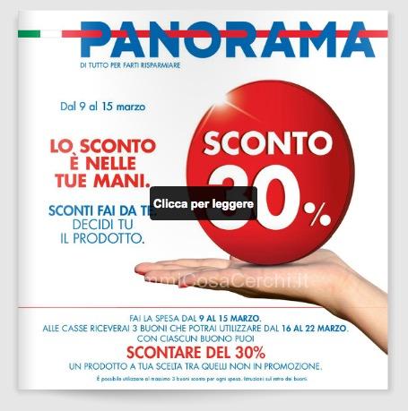 Coupon sconto panorama