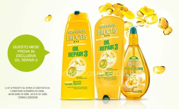 Diventa tester di Fructis Oil Repair 3