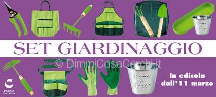 Donna Moderna con set da giardino allegato