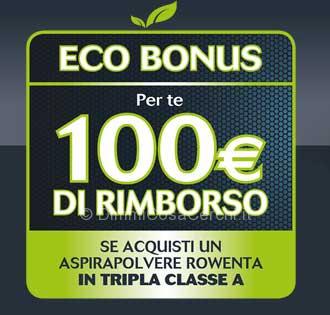 Eco bonus Rowenta aspirapolvere