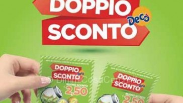 Doppio sconto supermercati Deco