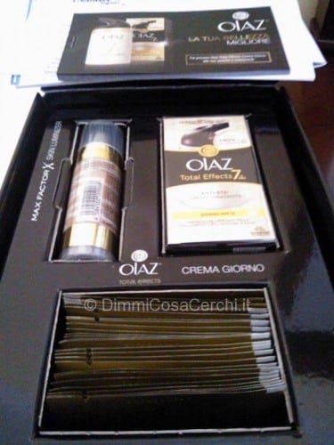 Campioni omaggio MaxFactor e Olaz ricevuti