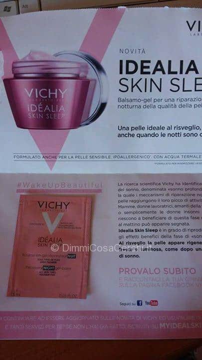 Idealia Skin Sleep campioni omaggio