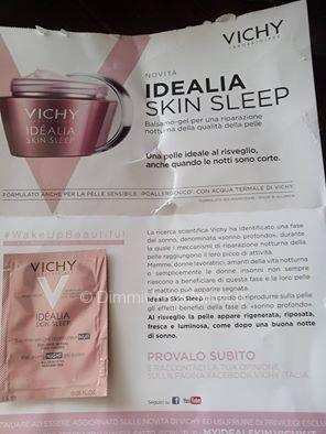 Idealia Skin Sleep campioni omaggio