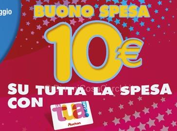 Auchan, buono spesa 10 euro