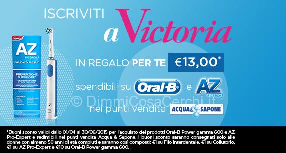 Buoni sconto Az e Oral-b