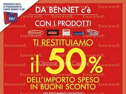 Buoni sconto Bennet