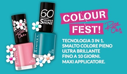 Diventa tester smalti Rimmel Colour fest