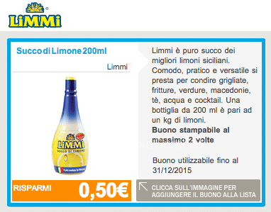 Ritorna il buono sconto Limmi su Dimmicosacerchi