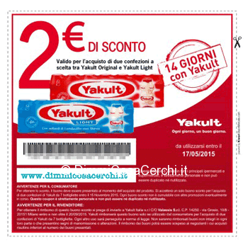 Vota lo spot Yakult e stampa il tuo buono sconto