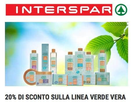 Buono sconto Interspar linea Verde Vera