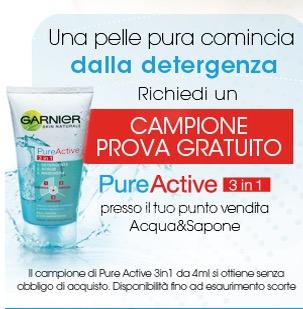 Campione omaggio Garnier PureActive