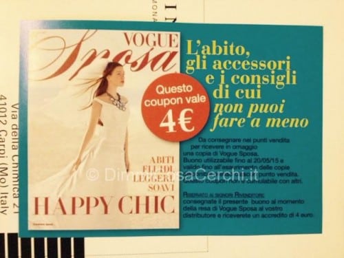 Rivista Glamour di Maggio con campioncino e coupon omaggio