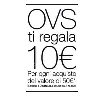 Oviesse ti regala un buono sconto da 10 euro