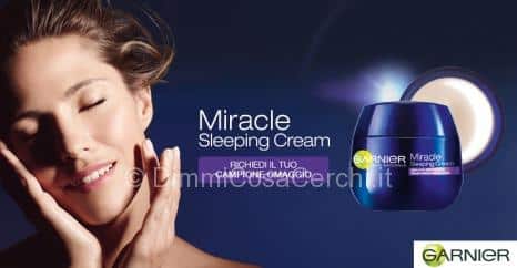 Campione omaggio Garnier Miracle Sleeping Cream