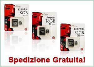 Schede MicroSD Kingston a solo 5,99 euro