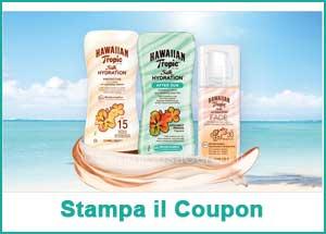 Buoni sconto Hawaiian Tropic linea Silk