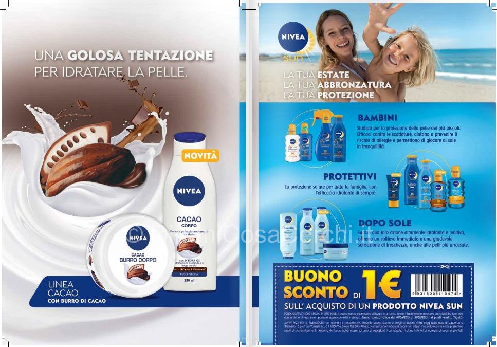 Rivista Tigotà di Giugno con buono sconto Nivea