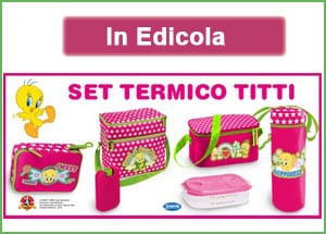 Set termico Titti allegato a Donna Moderna