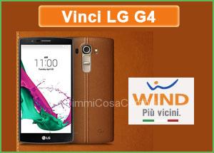 Wind, ricarica online e vinci LG G4