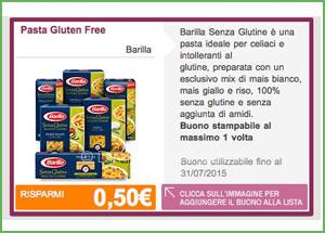 Coupon Barilla senza glutine su DimmiCosaCerchi