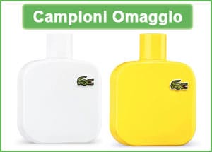 Campioni omaggio profumo Lacoste