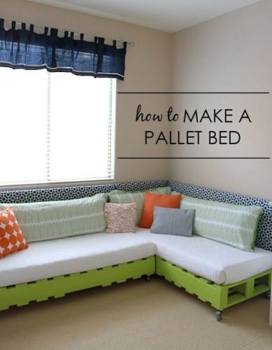 Idee per realizzare un divano con i pallet