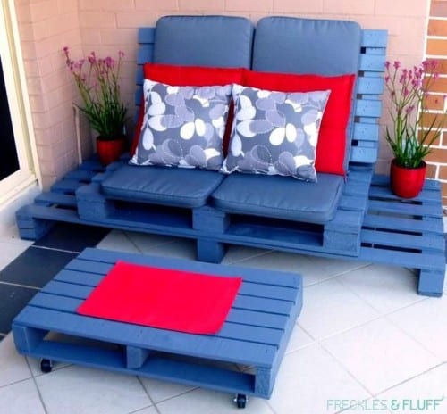 Idee per realizzare un divano con i pallet