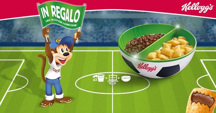 Tazza Kellogg's: ordina il premio sicuro