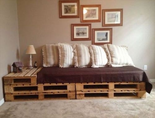 Idee per realizzare un divano con i pallet