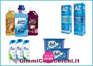 Buoni sconto Lenor, Dash, Az