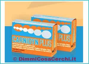 Campioni omaggio integratori Carnidyn Plus