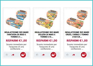 Risparmia con i buoni sconto Insalatissime Rio Mare