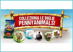 Colleziona le biglie Penny Animal