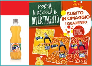 Fanta e Nestea ti regalano i quaderni per la scuola