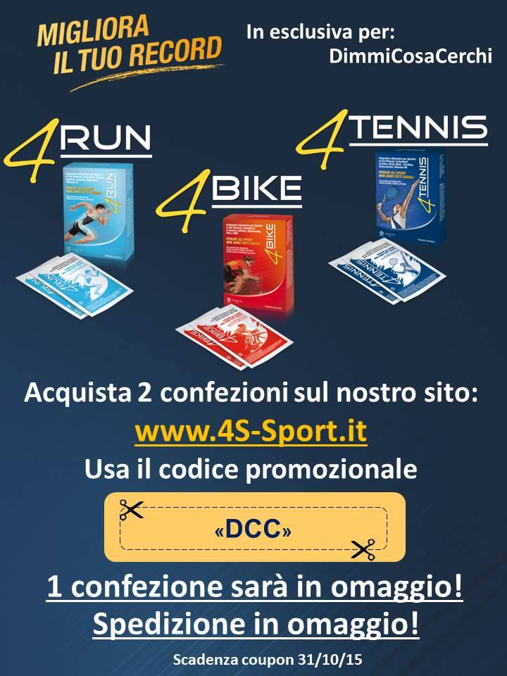 Codice sconto esclusivo 4s-sport